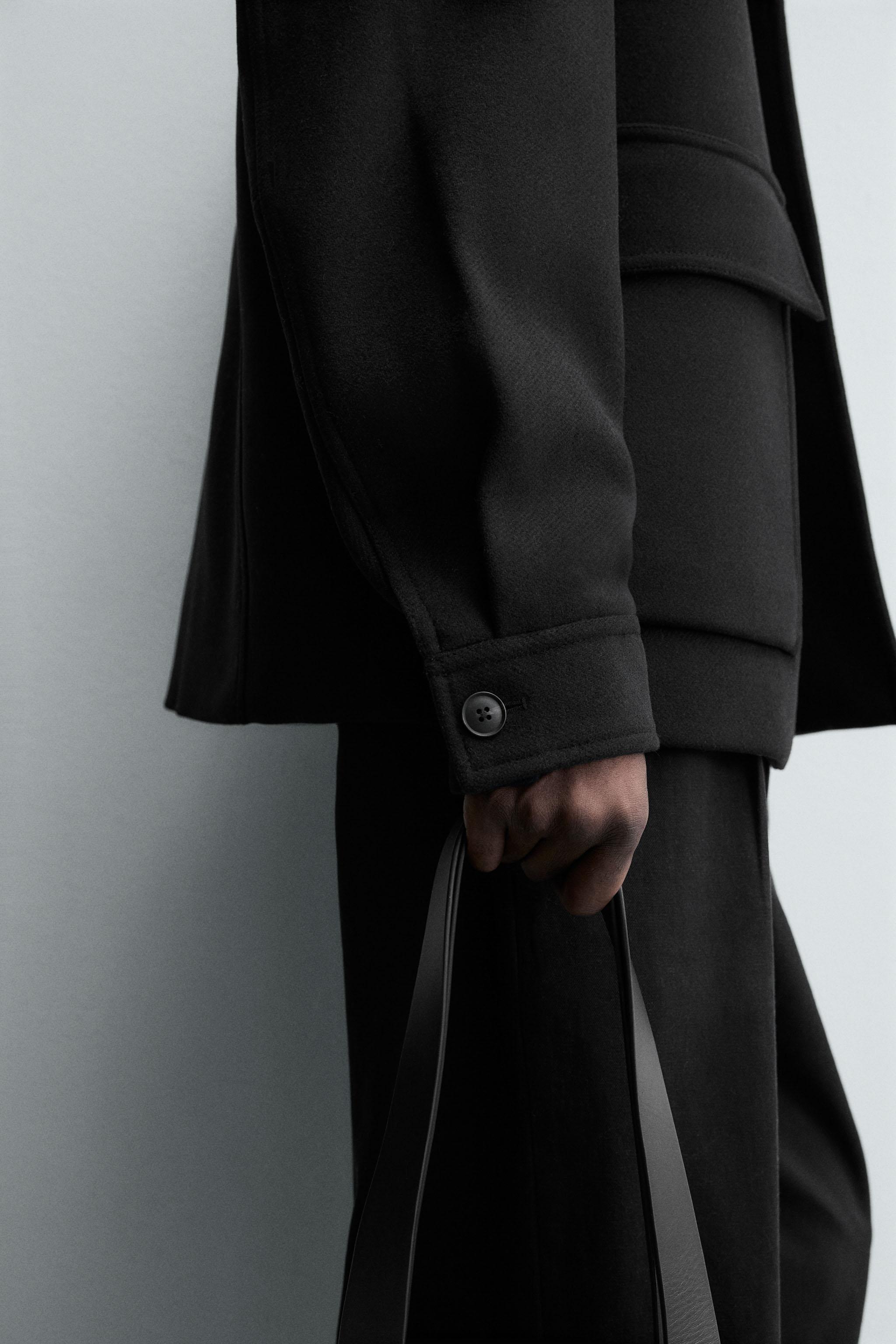 REGULAR FIT POCKET OVERCOAT
